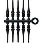 Preview: Cosmo FIT-POINTS Plus - 19 mm - Black - (50er Pack)