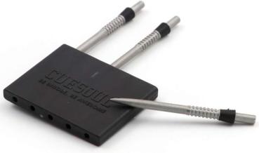 Preview: Cuesoul TOUCH POINT 2 Steel-Tip Points   -   Black   -   33,3 mm