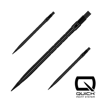 Harrows QUICK POINT   -   Micro Grip   -   Black   -   40 mm