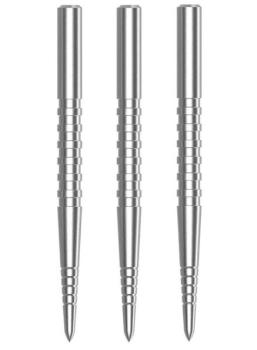 One80 REPLACEMENT GROOVED POINTS   -   (2,35 mm)   -   Silver   -   38 mm