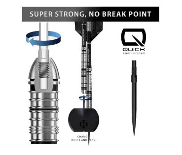 Preview: Harrows SUPERGRIP QP TAPERED - 30 Gramm