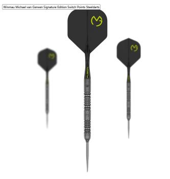 Preview: Winmau MICHAEL VAN GERWEN 'Signature Edition' - Switch Point - 23 Gramm