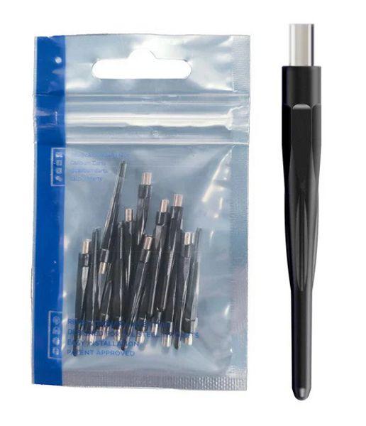 CALIBURN EVO Points SOFT-TIP   -   15 Stück EVO-System Wechselspitzen 'Steel to Soft-Tip'   -   25 mm   -   Black