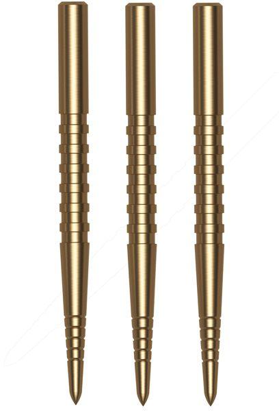 One80 REPLACEMENT GROOVED POINTS   -   (2,35 mm)   -   Gold   -   34 mm