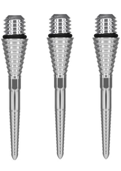 Target TITANIUM GROOVED SP CONVERSION Points   -   26 mm   -   Silver