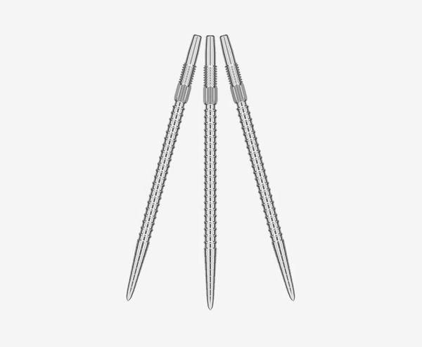 Target SWISS CHRONO Points   -   Silver   -   40 mm