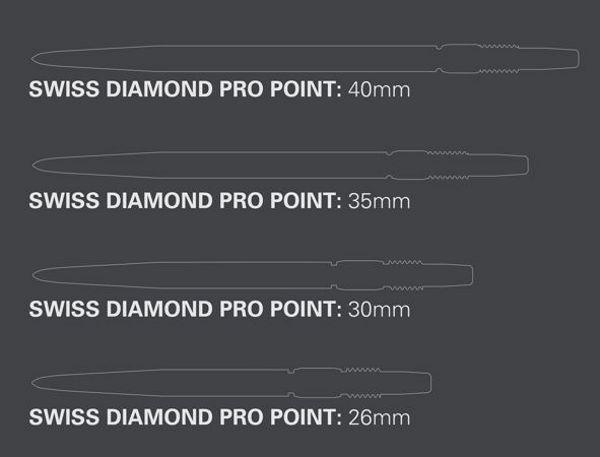 Target SWISS DIAMOND PRO Points   -   SILVER  -   35 mm