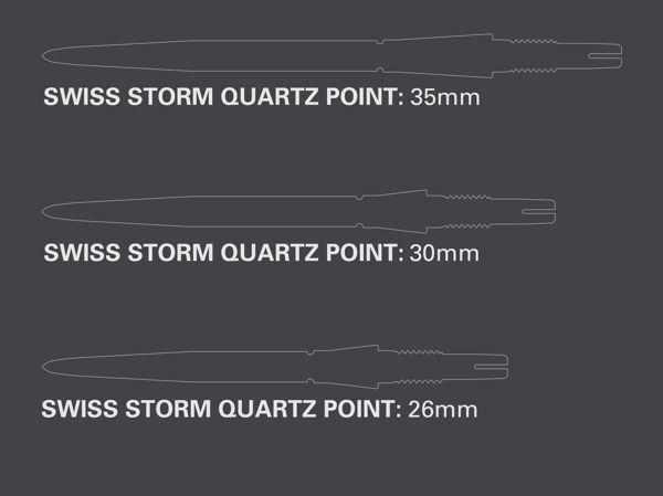 Target SWISS STORM QUARTZ Points   -   Silver  -   35 mm