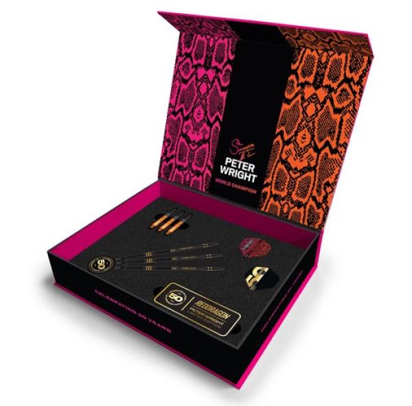 Red Dragon PETER WRIGHT 'Snakebite' - 50 Years Limited Edition Dart - 21 Gramm